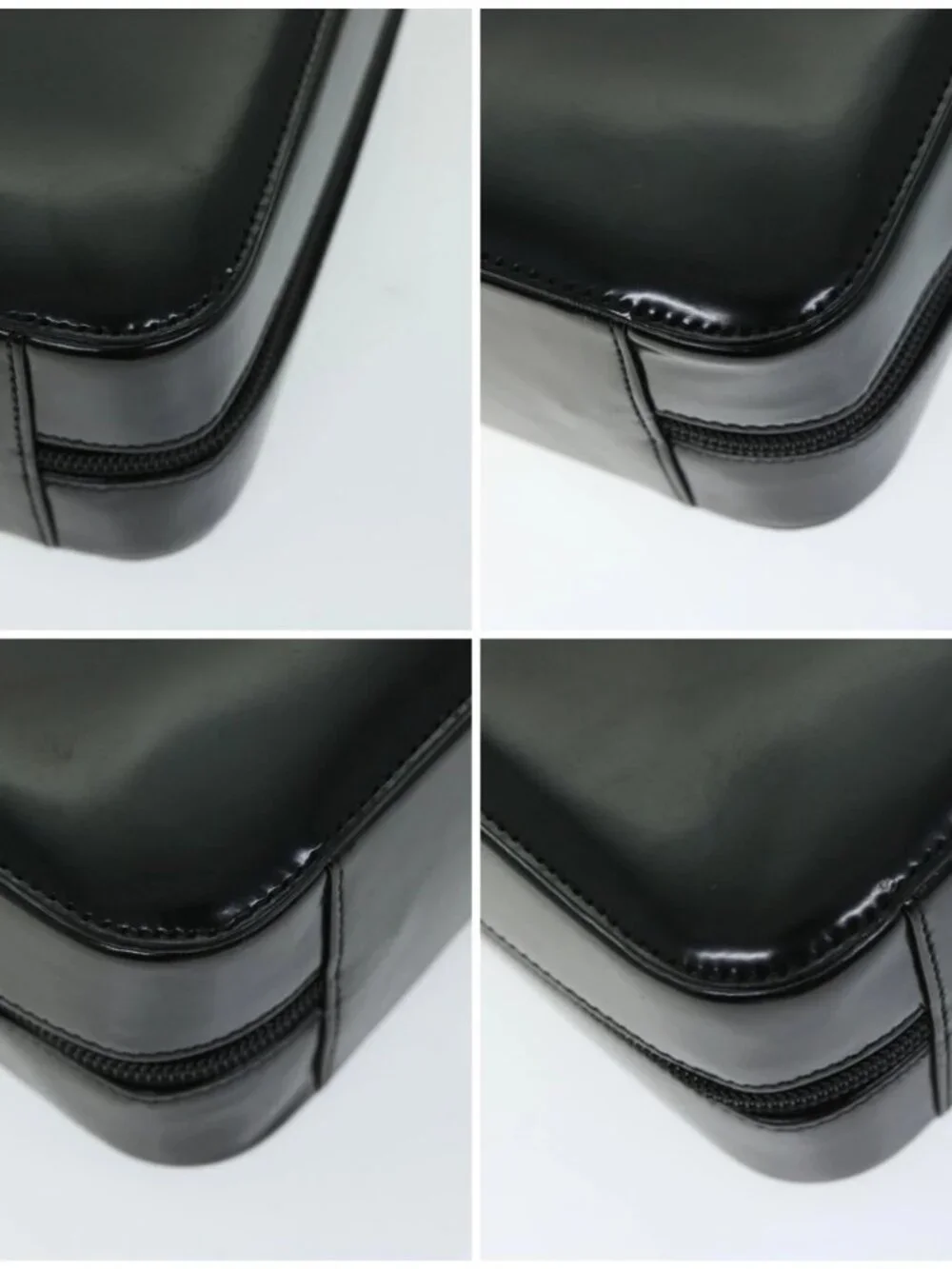 GUCCI Hand Bag Leather Black 001 3091 002113 Auth im458